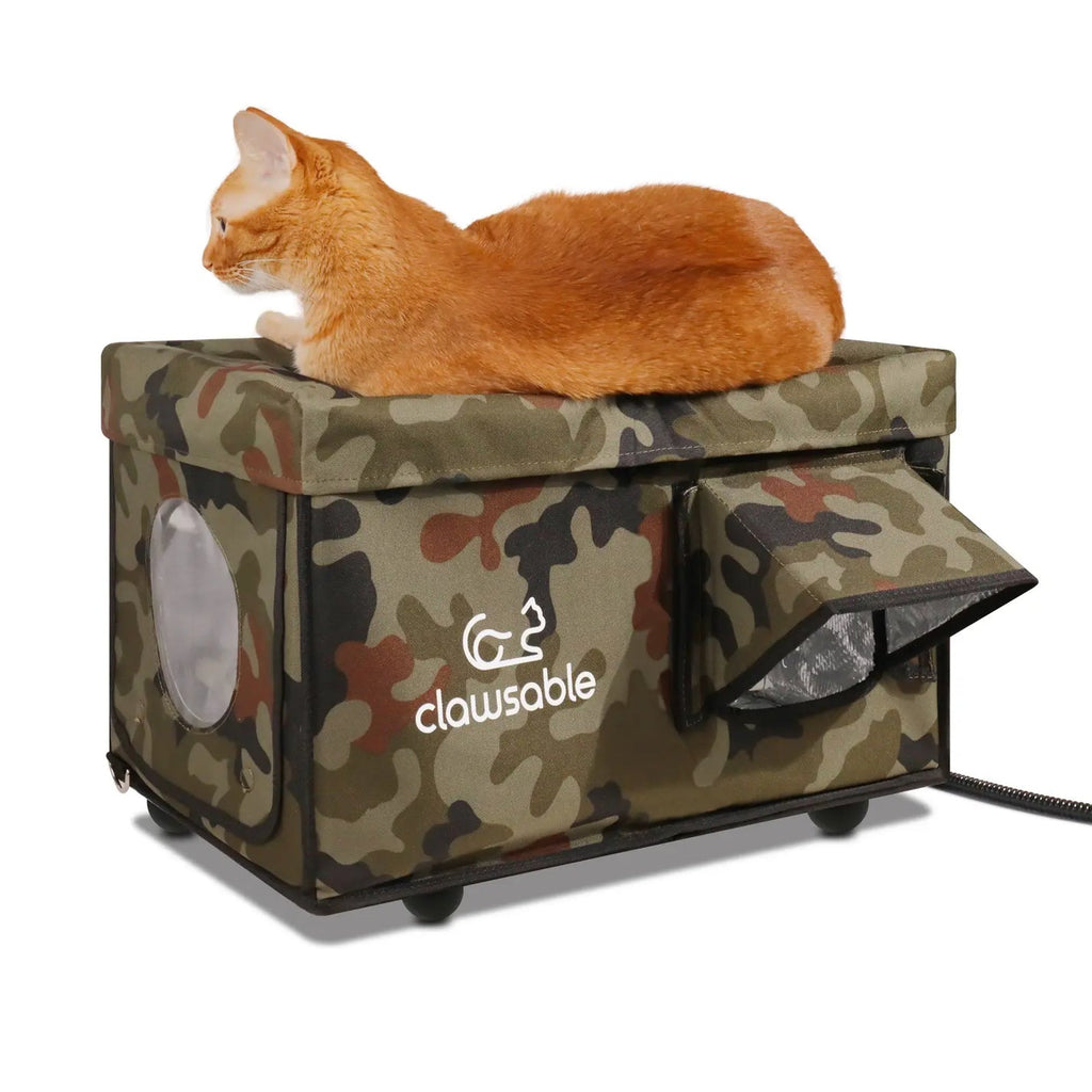 2024 Portable Heated Cat House - Medium