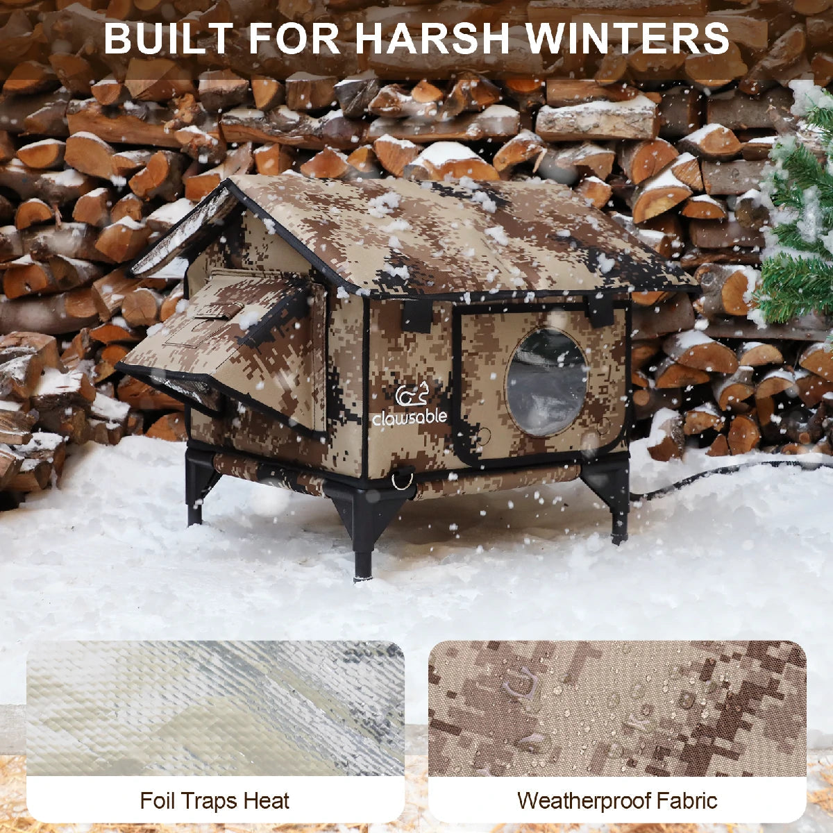 2025 Solo Roof Heated Cat House